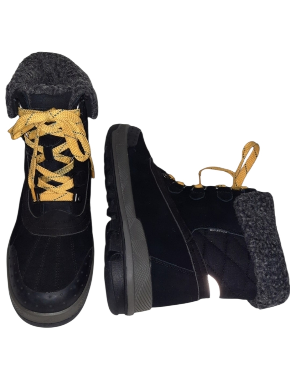 BearPaw Inka Waterproof Suede Winter Boot Black SZ 10